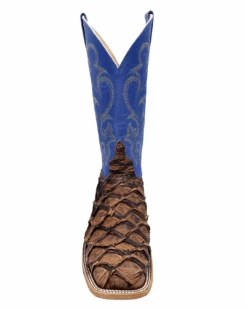 'Anderson Bean' Men's 13" HorsePower Top Hand Big Bass Square Toe - Pirarucu / Royal Sinsation -Fashion Shoe Store HP80072 1024x1024@2x