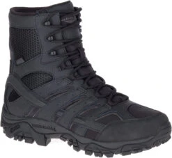 'Merrell' Unisex 8" Moab 2 Tactical WP Soft Toe - Black -Fashion Shoe Store MRLM J15845 062017 F17 032 1024x1024@2x