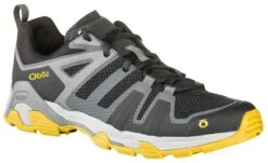 Oboz Footwear 'Oboz' Men's Arete Low Hiker - Shadow / Sulfur -Fashion Shoe Store M AreteLow Shadow Sulfur 34 1024x1024@2x