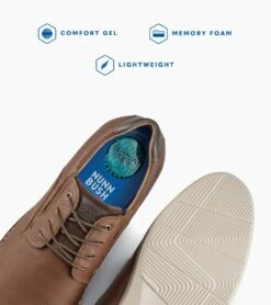 'Nunn Bush' Men's Baybridge Plain Toe Oxford - Brown -Fashion Shoe Store NunnBush Spring 2021 84903 200 ALT T 1024x1024@2x