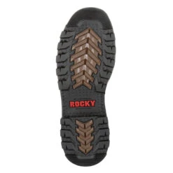 'Rocky' Men's 6" Rams Horn WP Comp Toe - Dark Brown -Fashion Shoe Store RKK0257 outsole 1024x1024@2x