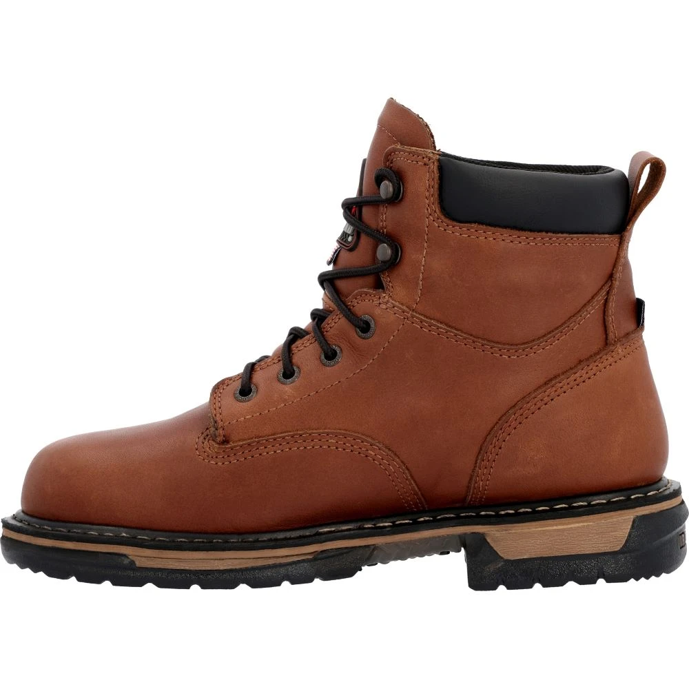 'Rocky' Men's 6" Ironclad EH WP Soft Toe - Brown / Sunset Wheat 8 'Rocky' Men's 6" Ironclad EH WP Soft Toe - Brown / Sunset Wheat - Image 6