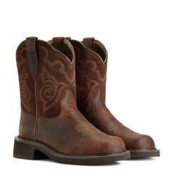 'Ariat' Women's 8" Fatbaby Heritage Tess Western Round Toe - Forest Brown / Jamocha 15 'Ariat' Women's 8" Fatbaby Heritage Tess Western Round Toe - Forest Brown / Jamocha -Fashion Shoe Store S22 WMS WEST 10040264 pair 1024x1024@2x