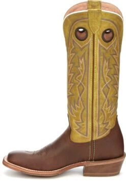 'Tony Lama' Men's 15" Fairview Buckaroo Western Square Toe - Brown / Moss Green -Fashion Shoe Store TNL 009 SA2001 1024x1024@2x