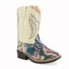 'Old West' Toddler Broad Square Toe - Multi / Cream -Fashion Shoe Store VB1077 1024x1024@2x