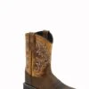 'Old West' Children's Western Square Toe - Brown / Tan -Fashion Shoe Store WB1011 1024x1024@2x