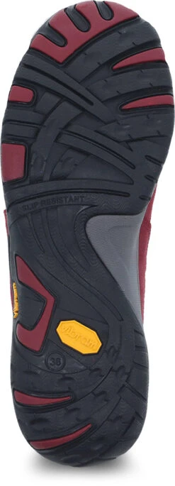 'Dansko' Women's WP Paisley - Red Burnished Suede -Fashion Shoe Store bottom 4350220222 1024x1024@2x