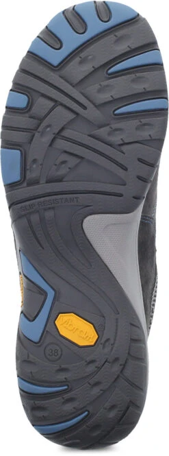 'Dansko' Women's WP Paisley - Grey / Blue Suede -Fashion Shoe Store bottom 4350241005 1024x1024@2x