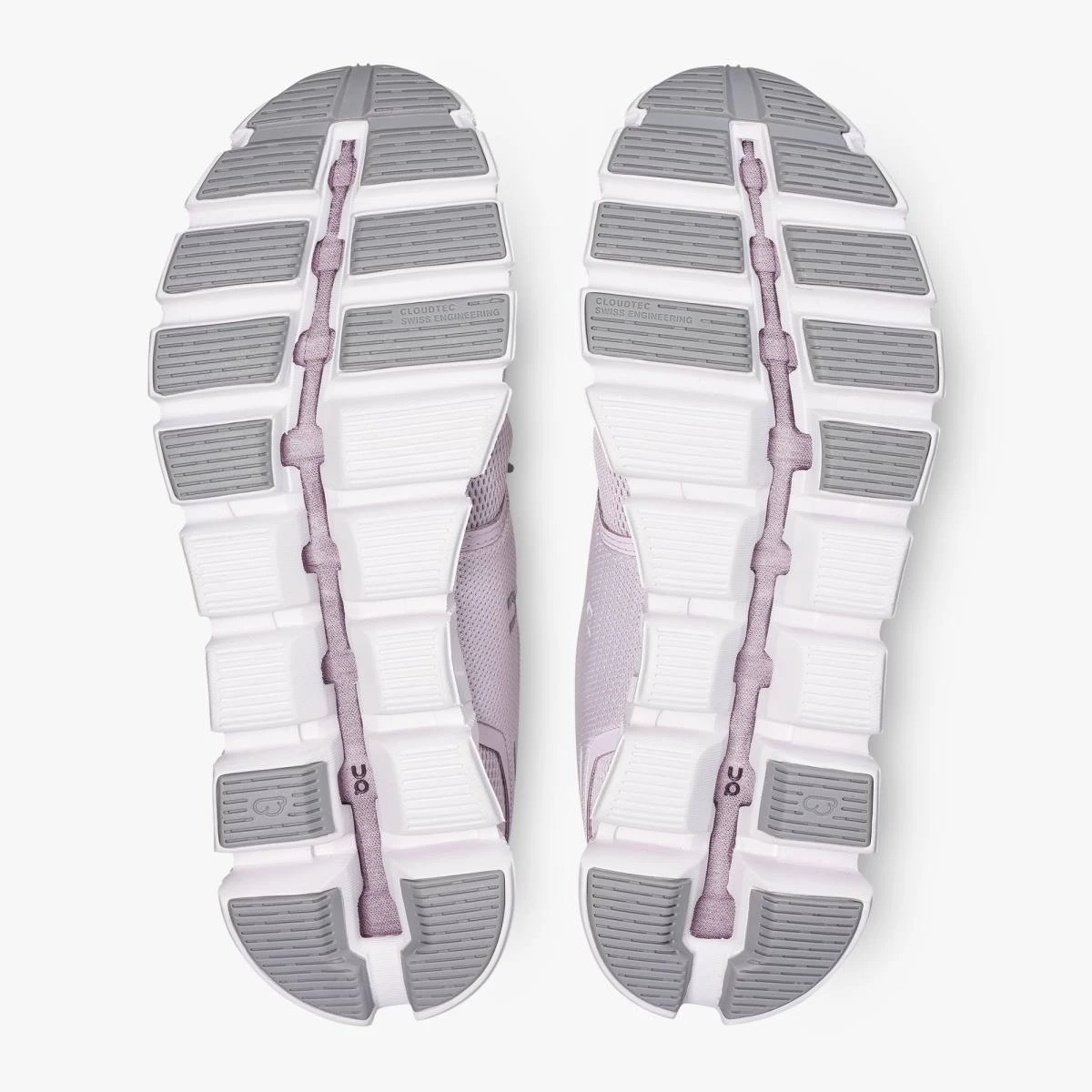 'On Running' Women's Cloud 5 - Lily / Frost 4 'On Running' Women's Cloud 5 - Lily / Frost - Image 2