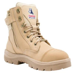 'Steel Blue' Men's 6" Southern Cross Zip Scuff EH Steel Toe - Sand (Wide) -Fashion Shoe Store raiaq0vot2sp1syapvrt 74515 1024x1024@2x